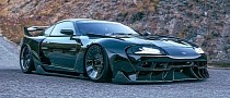 Feral A80 Toyota Supra Widebody Restomod Has CGI Lambo Flares and Covered Wheels