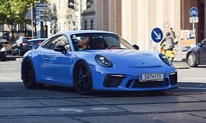 Ferdinand Piech Rides Shotgun in 2018 Porsche 911 GT3 Driven by Wife Ursula