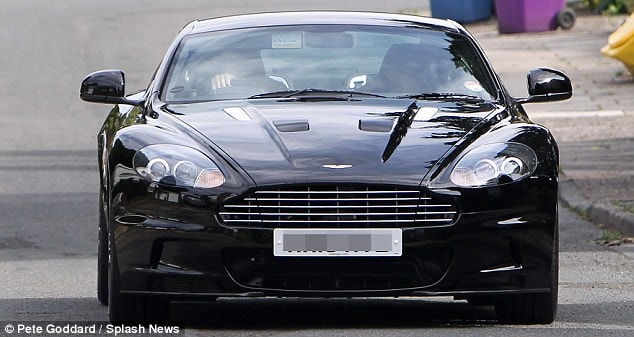 Torres in his Aston Martin DBS