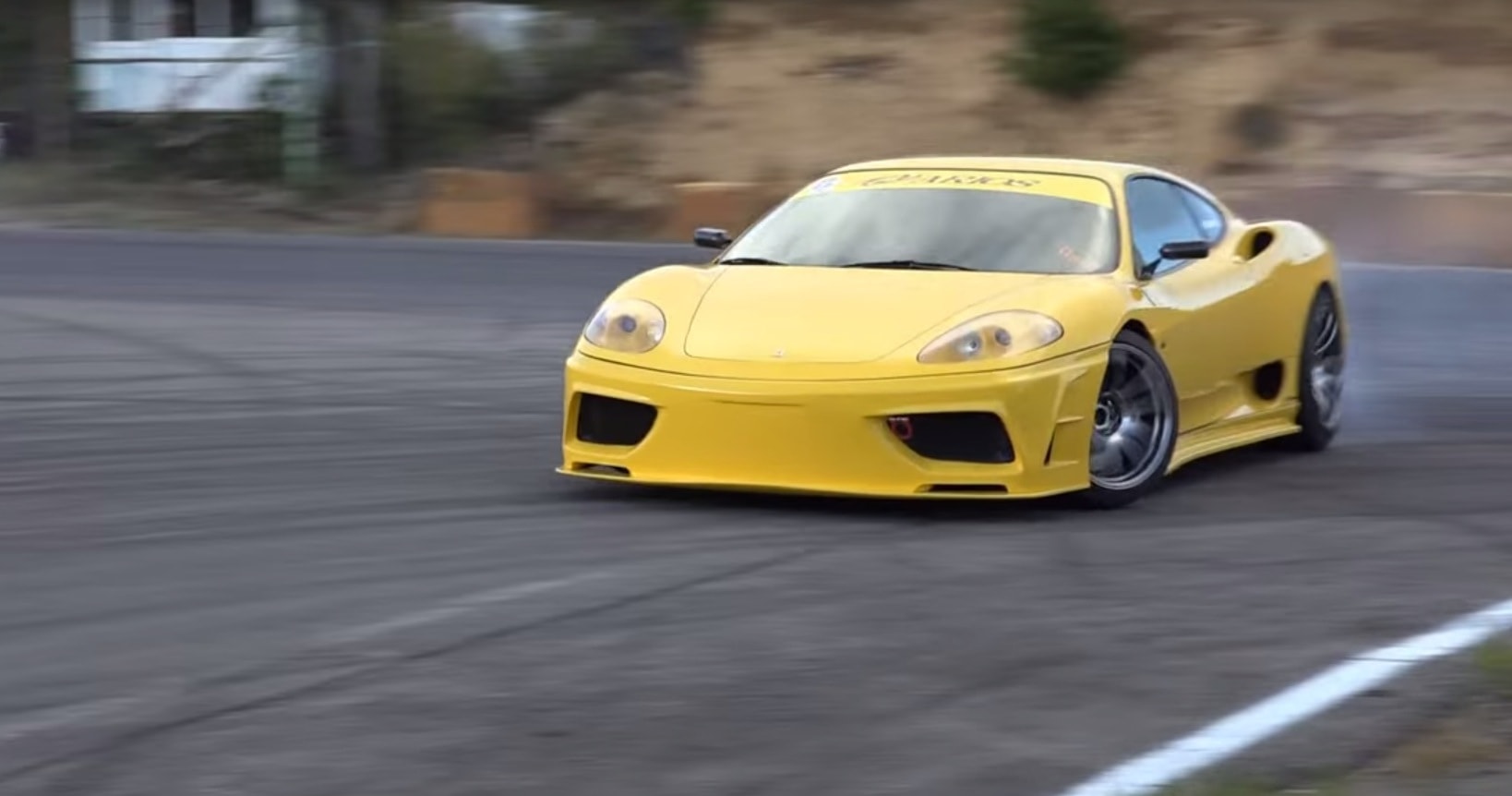 ferrari 360 modena drift car slides surprisingly smooth in japan video 101386_1