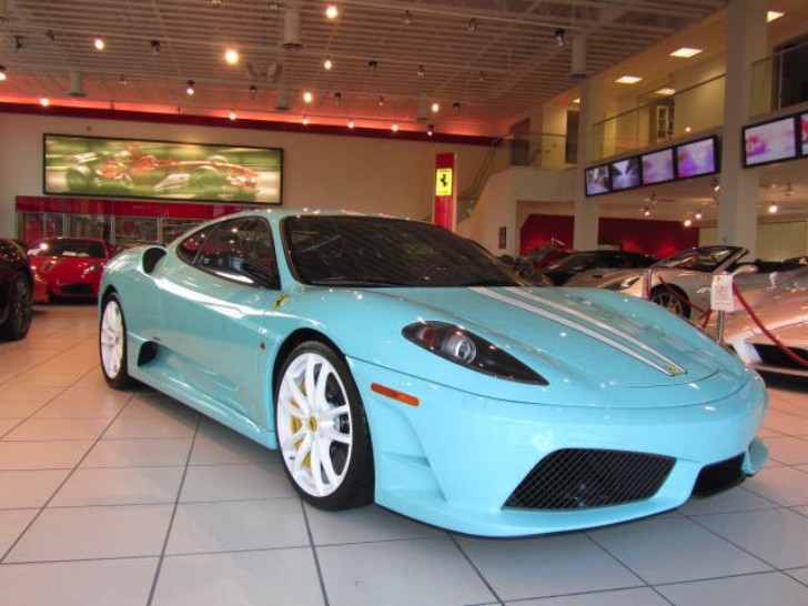 Ferrari 430 Scuderia in Tiffany Blue