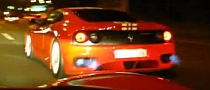 Ferrari 360 Tuned by Novitec Rosso Spitting Flames