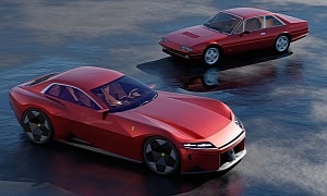 Ferrari 412 Hommage Design Project Sends Out Mixed Signals, Keeps the ICE Power