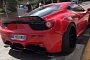 Liberty Walk Ferrari 458 Italia with Novitec Exhaust Isn't As Crazy As It Seems