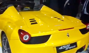 Ferrari 458 Italia Spider Launched in Italy
