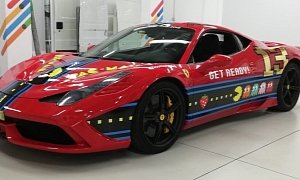 Ferrari 458 Speciale Pac-Man Wrap Looks So "Game Over"