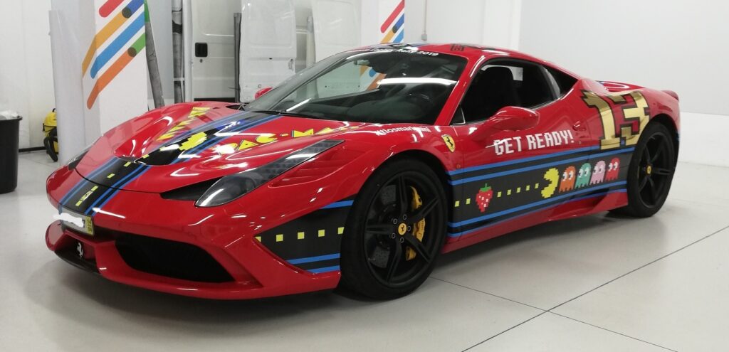 Ferrari 458 Speciale Pac-Man Wrap Looks So Game Over - autoevolution