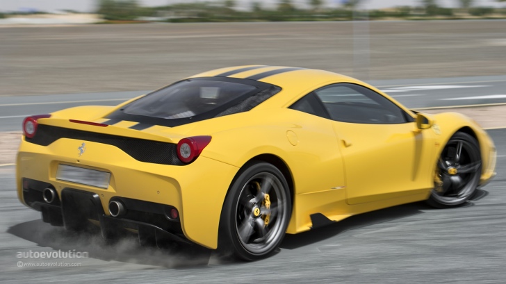 Ferrari 458 Speciale drifting