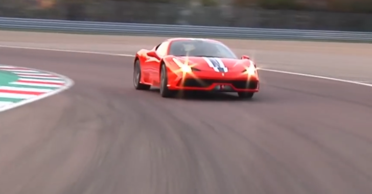 Ferrari 458 Speciale track test