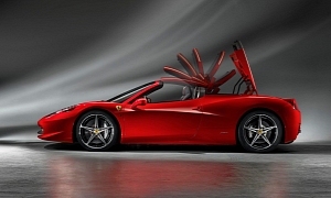 Ferrari 458 Spider European and US Pricing Announced