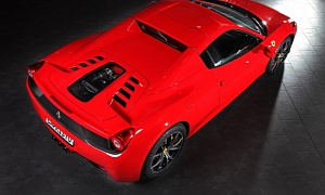 Ferrari 458 Spider Gets Transparent Engine Cover