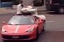 Ferrari 458 Spider Moving a Couch Is Your Shocking Supercar Delivery Truck