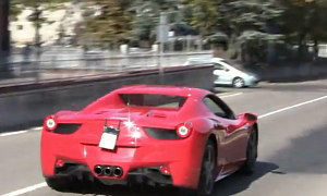Ferrari 458 Spider Real Life Video Footage