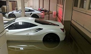 Ferrari 488 and Porsche 911 GT3 RS Ruined by Hurricane Harvey Share The Pain