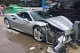 Ferrari 488 GTB Crashes into Another 488 GTB in China