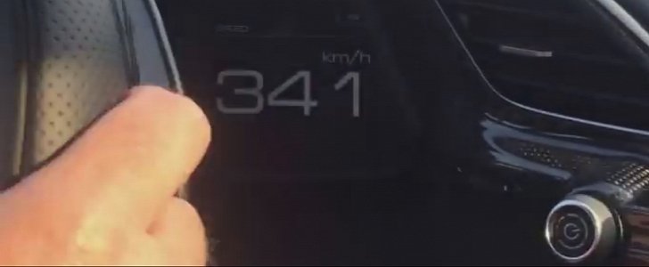 Ferrari 488 GTB Hits 341 KM/H on Autobahn