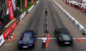 Ferrari 488 GTB vs. Ferrari F12 Russian Drag Race Is No Maranello Matryoshka