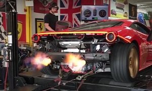 Ferrari 488 GTB with Fabspeed Motorsport Exhaust Turns into a Fiery Dragon