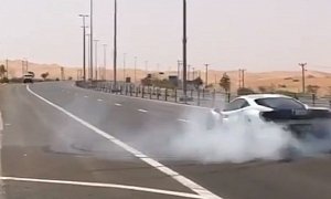 Ferrari 488 Pista Does Donuts, Driver Gets "Confused"
