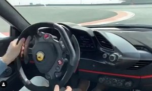 Ferrari 488 Pista Drifting Is a Quick Driving Lesson