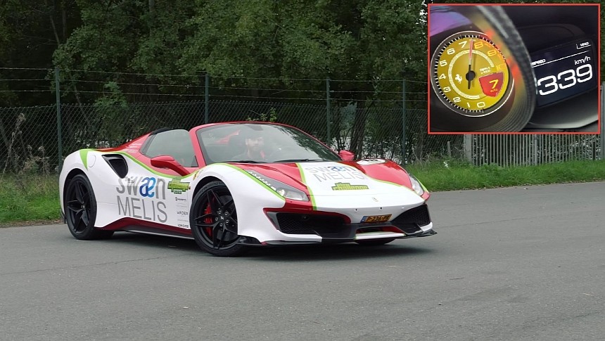 Ferrari 488 Pista | 0-339 Acceleration TOP SPEED POV & Sound