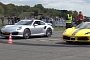 Ferrari 488 Spider vs. Porsche 911 Turbo S Drag Race Gets Strange, Ends in Pain