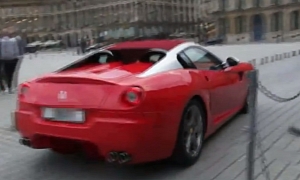 Ferrari 599 SA APERTA at Ritz in Paris