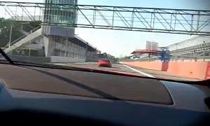 Ferrari 599XX Racer Shotgun Ride on Monza