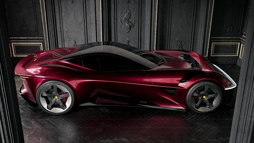 Ferrari Alto Envisions a Virtual Electric Future for Prancing