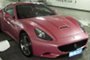 Ferrari California with Pink Dress