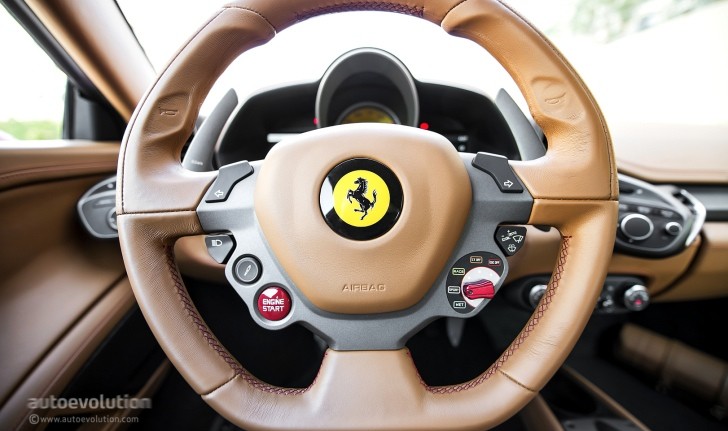 Ferrari 458 Italia steering wheel