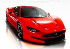 New Ferrari Dino Rendered as Rumored Hybrid V6 Supercar