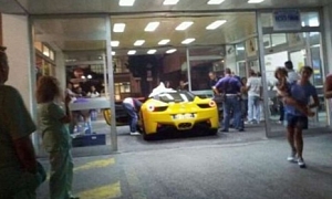 Ferrari Driver Shot in the Testicles, Takes 458 into Emergency Room