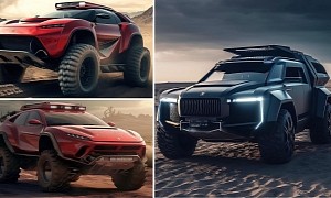 Ferrari Dune Buggies Are Fake, and AI Can Only Do a Cullinan Overlander About It