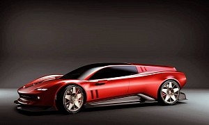 Ferrari "Electric Breadvan" Rendering Looks Like the Silent Future