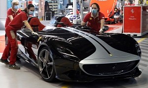 Ferrari Employees Get Big Bonus After Company Posts Record Sales in 2021