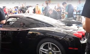Ferrari Enzo Clutch Starts Smoking During Auction, Supercar Still Fetches $2.15M