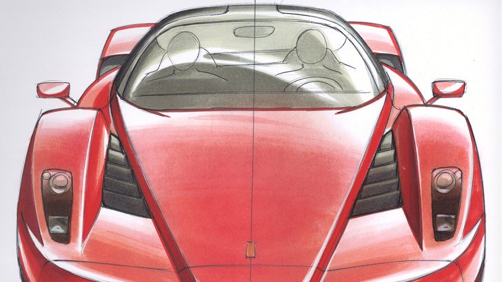 Ferrari Enzo sketch
