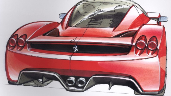 Ferrari Enzo sketch