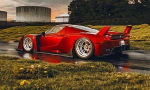 Ferrari Enzo "Time Attack" Looks Like a Fighter Jet