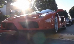 Ferrari Enzo vs. Speed Bump