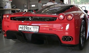 Ferrari Enzo With Custom Exhaust