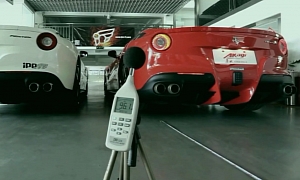 Ferrari F12 Berlinetta: Stock vs iPE Exhaust Battle