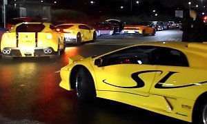 Ferrari F12 vs. Lamborghini Diablo SV Rev Battle Is Pure V12 Carpaccio