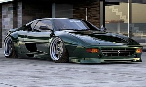 Ferrari F355 Gets a Summer (Wide) Body, Liberty Walk Would Probably Approve