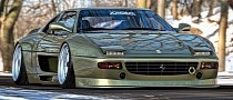 Ferrari F355 Gets Touched by the CGI Stick, Becomes Bedroom Poster Material
