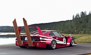 Ferrari F40 “Kaido Racer” Might Be the Unhinged CGI Assistant of a Mad Scientist