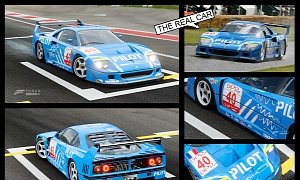 Ferrari F40 LM Brought Back to Life in Forza Livery, and It Looks Stunning