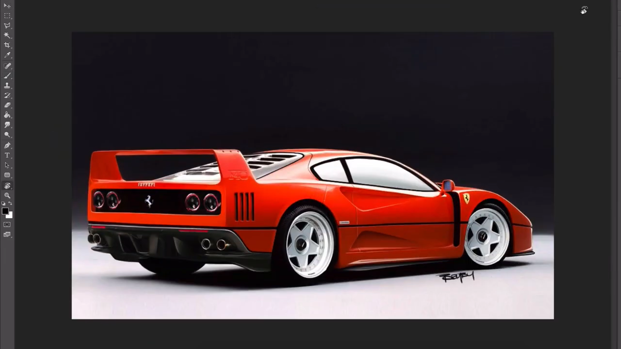 Ferrari F40 Modernized What Would The Iconic Supercar Look Like Today Autoevolution