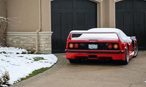 Ferrari F40 Sits in the Snow, Owner’s Garage Loaded with Other Ferraris